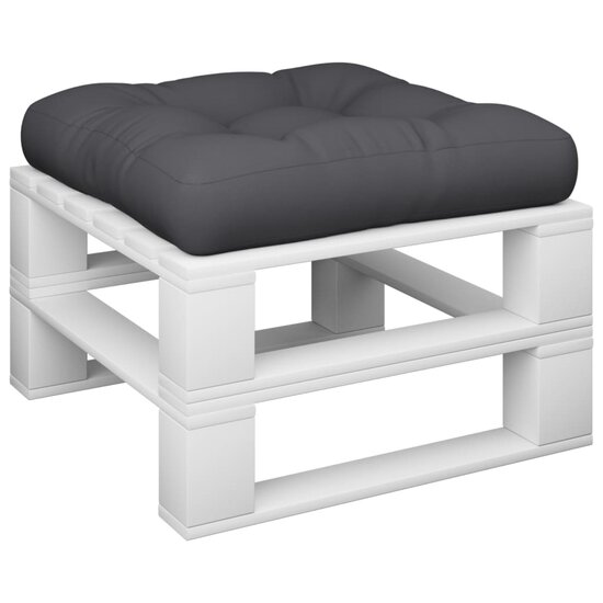 Palletkussen 50x50x12 cm stof zwart