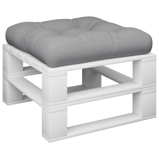 Palletkussen stof grijs