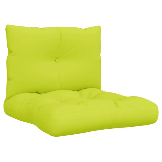 Palletkussens 2 st stof felgroen
