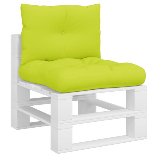 Palletkussens 2 st stof felgroen