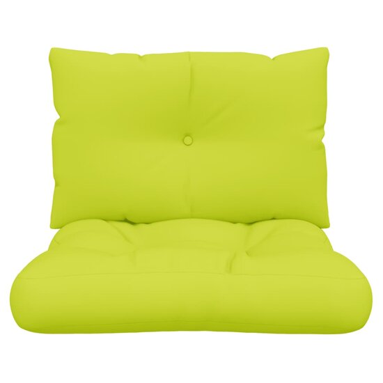 Palletkussens 2 st stof felgroen