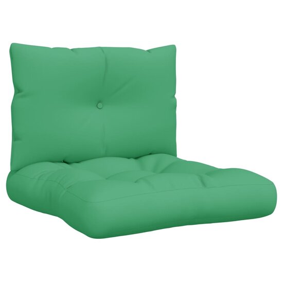 Palletkussens 2 st stof groen