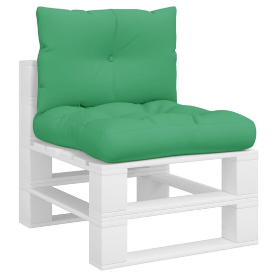 Palletkussens 2 st stof groen