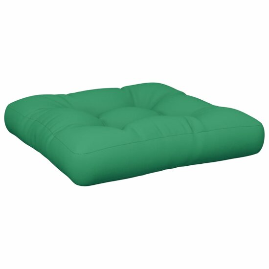 Palletkussen 50x50x12 cm stof groen