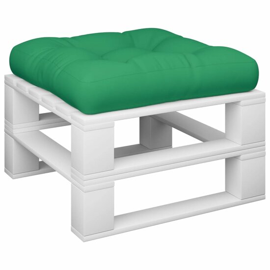 Palletkussen 50x50x12 cm stof groen