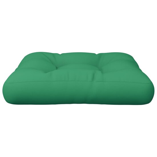 Palletkussen 50x50x12 cm stof groen