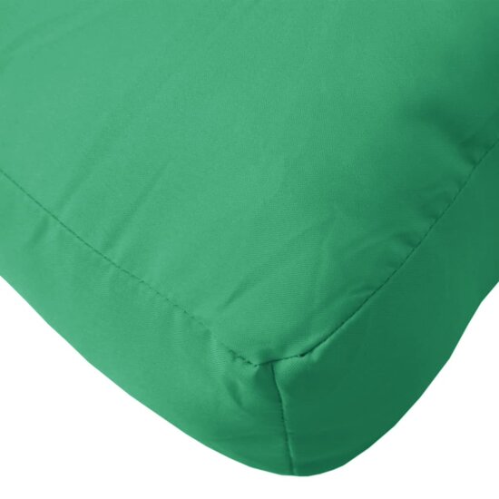 Palletkussen 50x50x12 cm stof groen