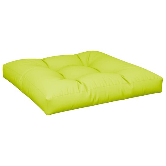 Palletkussen 80x80x12 cm stof heldergroen