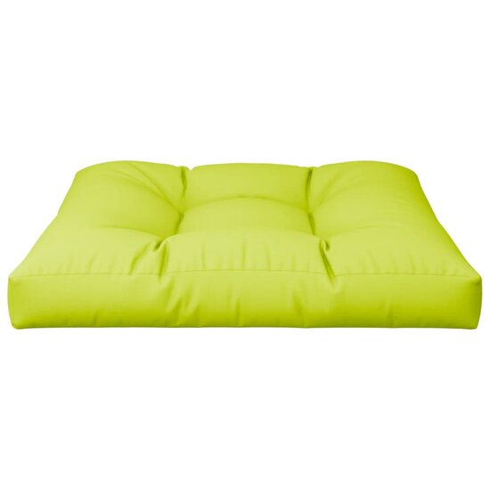 Palletkussen 80x80x12 cm stof heldergroen