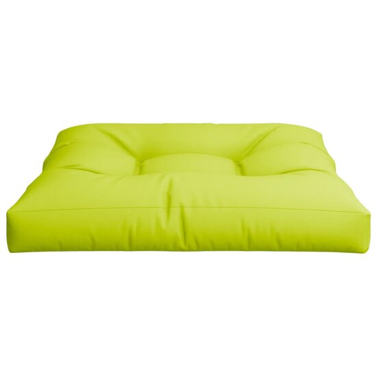 Palletkussen 80x80x12 cm stof heldergroen