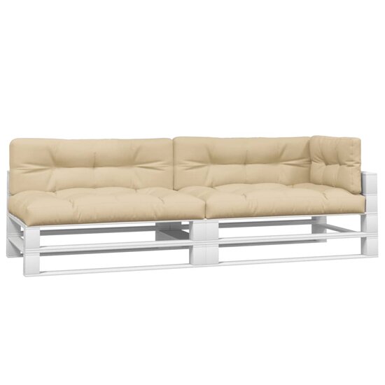 Palletkussens 5 st stof beige