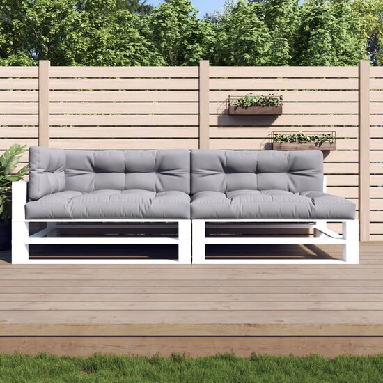 Palletkussens 5 St Stof Grijs