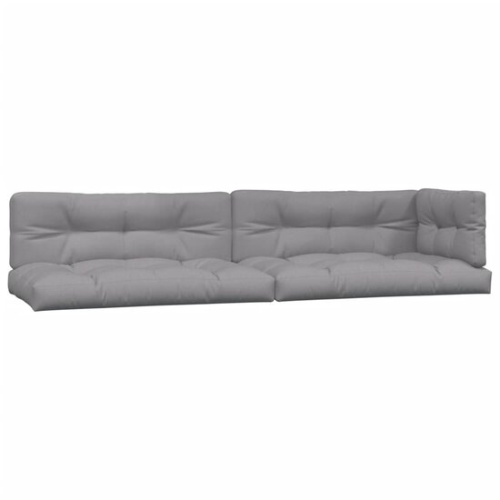 Palletkussens 5 St Stof Grijs