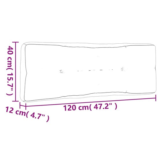 Palletkussens 5 St Stof Grijs