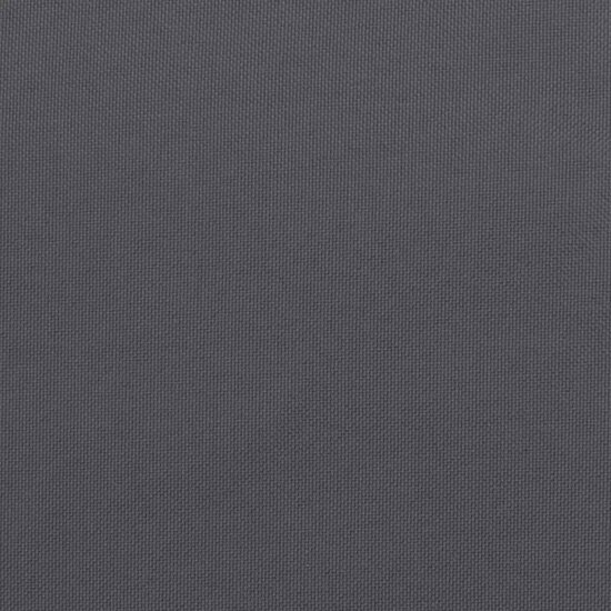 Palletkussen 58x58x10 cm stof antracietkleurig