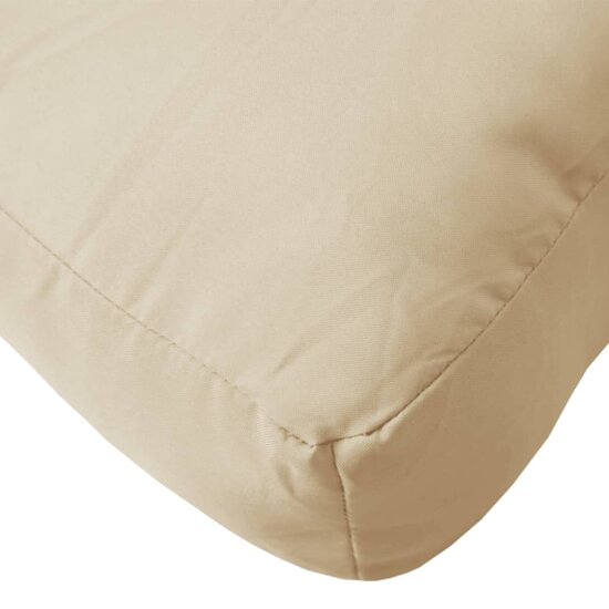 Palletkussens 2 st stof beige