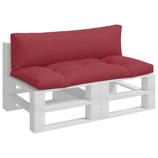 Palletkussens Stof 2 Wijnrood