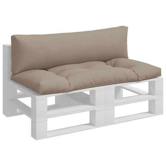 Palletkussens Stof 2 Taupe