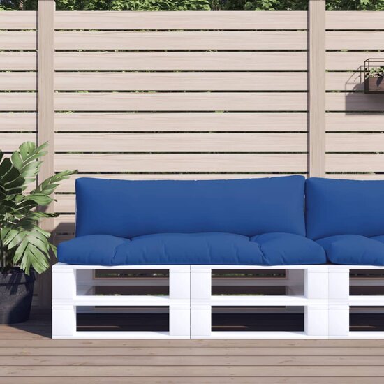 Palletkussens Stof Licht 2 Blauw
