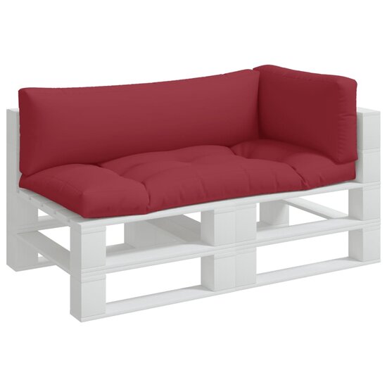 Palletkussens Stof 3 Wijnrood