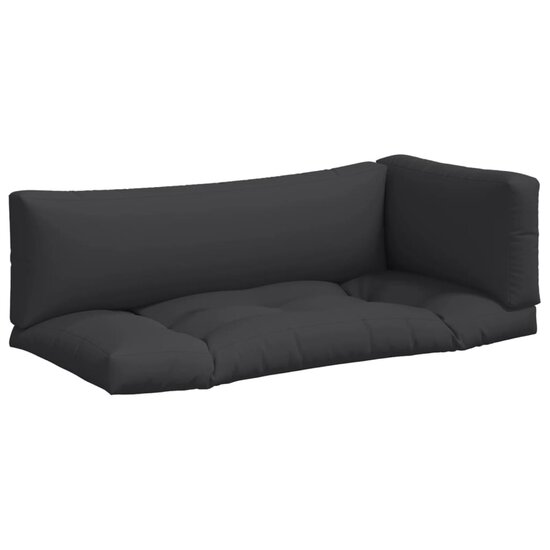 Palletkussens Stof 3 Zwart
