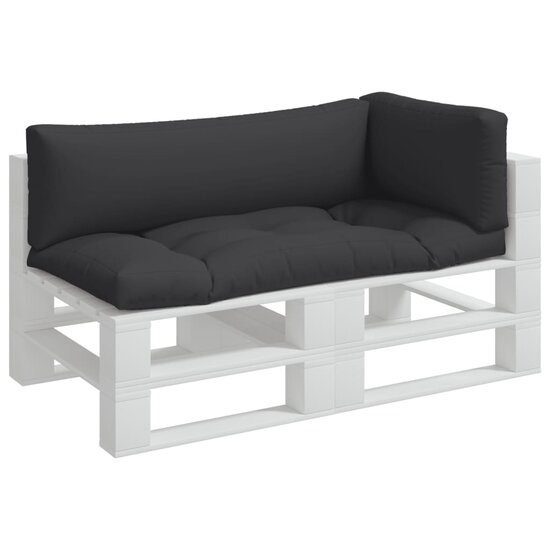 Palletkussens Stof 3 Zwart