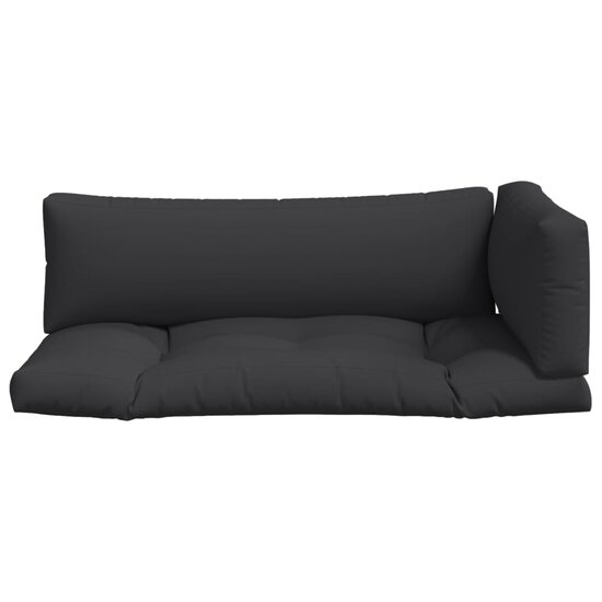 Palletkussens Stof 3 Zwart