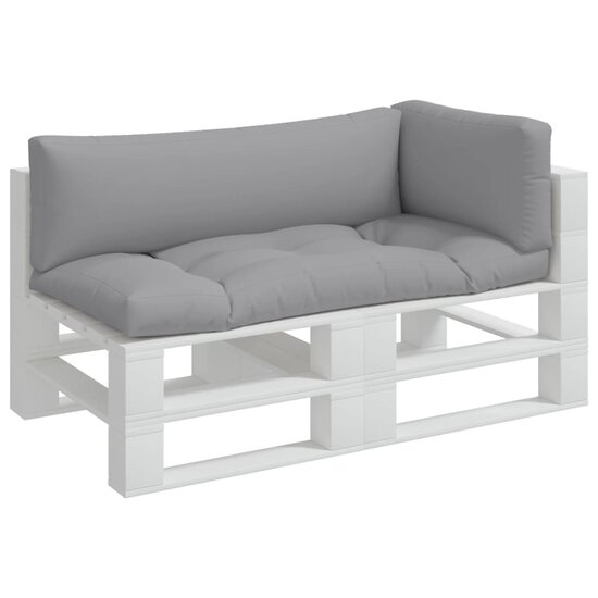 Palletkussens Stof 3 Grijs
