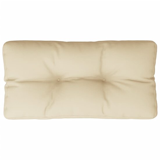 Palletkussen 70x40x12 cm stof beige