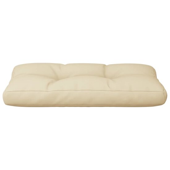 Palletkussen 70x40x12 cm stof beige