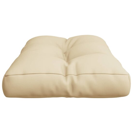 Palletkussen 70x40x12 cm stof beige