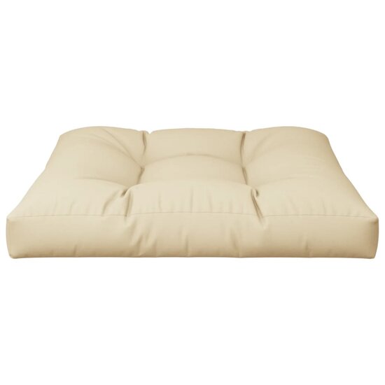 Palletkussen 70x70x12 cm beige