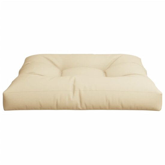 Palletkussen 70x70x12 cm beige