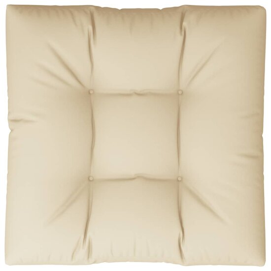 Palletkussen 70x70x12 cm beige