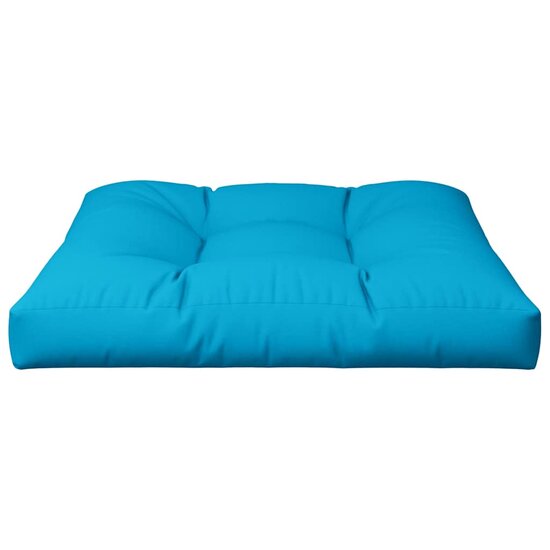 Palletkussen 70x70x12 cm stof blauw
