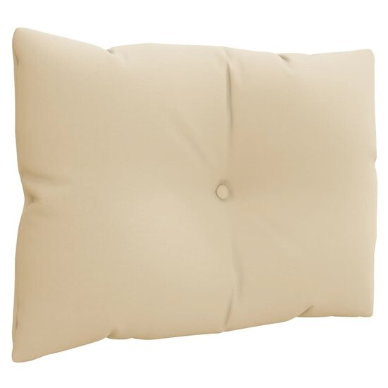 Palletkussens 3 st stof beige