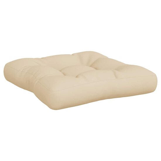 Palletkussens 3 st stof beige