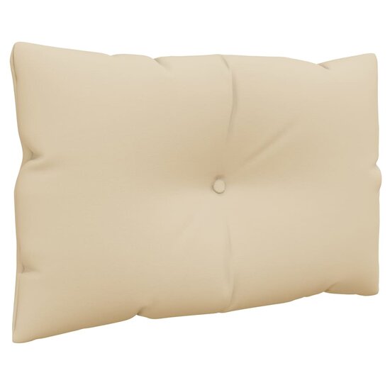 Palletkussens 3 st stof beige