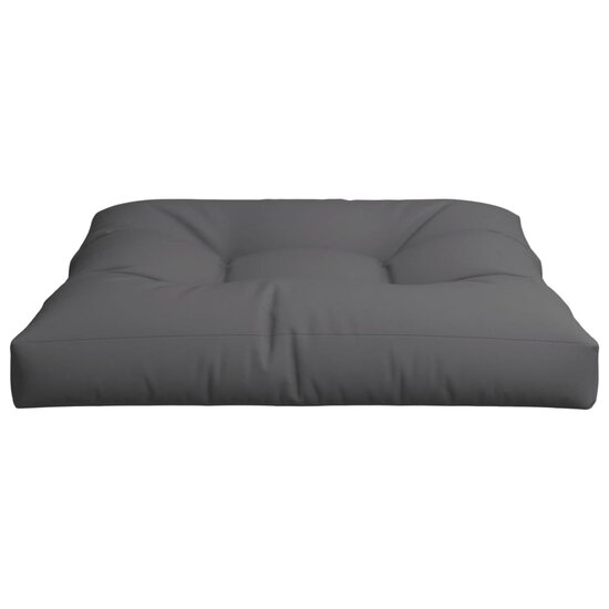 Palletkussen 80x80x12 cm stof grijs