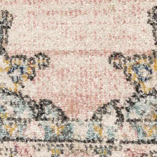 Vloerkleed ARBIZU binnen en buiten vintage stijl 80x250 cm