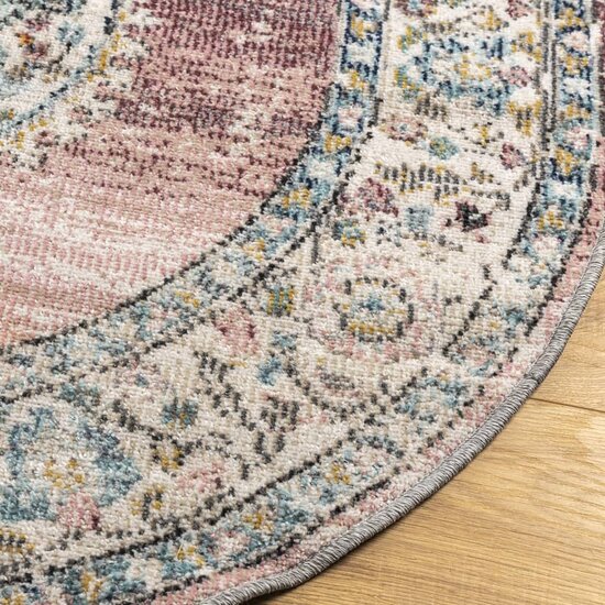 Vloerkleed ARBIZU binnen en buiten vintage stijl &Oslash; 200 cm