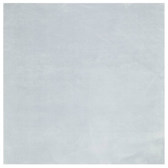 Vloerkleed HUARTE laagpolig zacht wasbaar 160x160 cm blauw