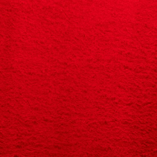 Vloerkleed HUARTE laagpolig zacht wasbaar 80x250 cm rood