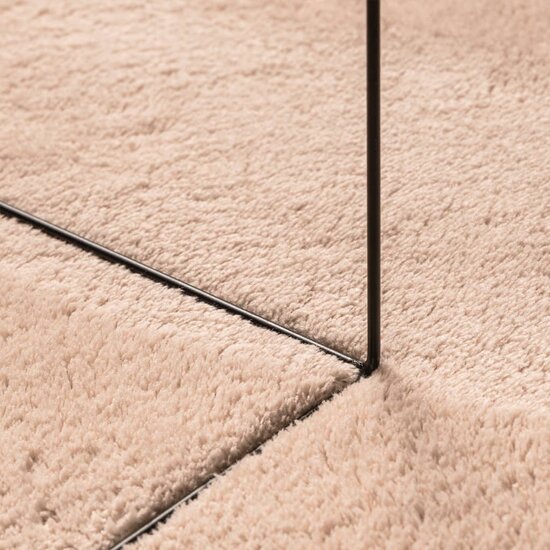 Vloerkleed HUARTE laagpolig zacht wasbaar 80x250 cm roze