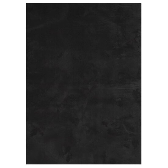 Vloerkleed HUARTE laagpolig zacht wasbaar 120x170 cm zwart
