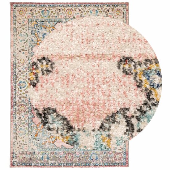 Vloerkleed Arbizu Binnen En Buiten Vintage Stijl 200 x 280 cm Roze