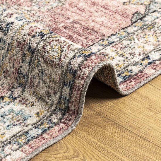 Vloerkleed Arbizu Binnen En Buiten Vintage Stijl 200 x 280 cm Roze
