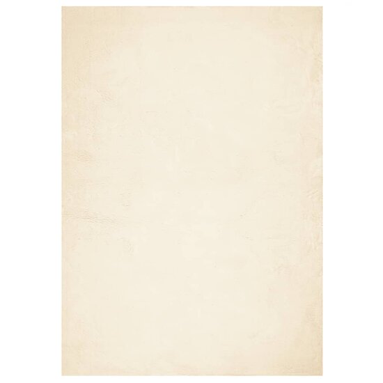 Vloerkleed Huarte Laagpolig Zacht Wasbaar Cr&egrave;me 160 x 230 cm