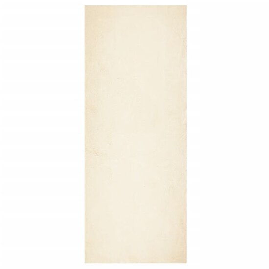 Vloerkleed Huarte Laagpolig Zacht Wasbaar Cr&egrave;me 80 x 200 cm