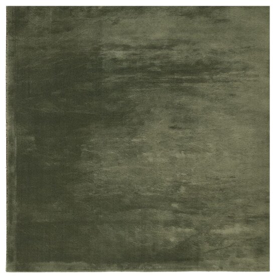 Vloerkleed Huarte Laagpolig Zacht Wasbaar Bos Groen 160 x 160 cm